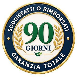 Garanzia 90 giorni, soddisfatti o rimborsati